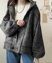＼ 3/18 23:59まで 衝撃価格 MEGAセール 75%OFF 1,999円 ／ 【daacoさんコラボ商品】 【 クラシカルエルフ classical elf 】 アウター ジャケット レディース ポケット コクーン ツイード 上品 フリンジ 羽織る 華やか オン オフ カジュアル 大きいサイズ ce1010512
