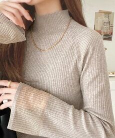 【 クラシカルエルフ classical elf 】 トップス ニット レディース 袖ロ シャイニー シアー 素材 リブニッ ト プルオーバー ラグランスリーブ フレア スリーブ ロングシーズン 着回し 大きいサイズ 春 夏 クラシカルエルフ ce1020154