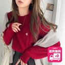 【 今だけ 送料無料 4,998円 ⇒ 50%OFF 2,499円 】 【 クラシカルエルフ classical elf 】 トップス ニット レディース ケーブル セーター 胸刺繍 ワンポイント プルオーバー トラッド プレッピーライク ケーブル編み 大きいサイズ 秋 冬 ce1050238