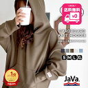 【 今だけ 送料無料 4,499円 ⇒ 55%OFF 1,999円 】 《 クラシカルエルフ JAVA コラボ 》 パーカー レディース 春 トップス 滑らか 艶やか 上品 高見え ダンボール カンガルーポケット ユニセックス 大きいサイズ 体型カバー 秋 冬 jv1160001