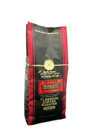 コーヒー豆 アラビカ豆 100% ブラジルサントス SC17/18 ストレート コーヒー 1lb [454g] 深煎り【豆 or 挽 】
