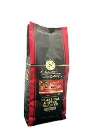 コーヒー豆 アラビカコーヒー豆100% ブラジルサントスディープストロングロースト 1lb [454g] 深煎り【豆 or 挽 】