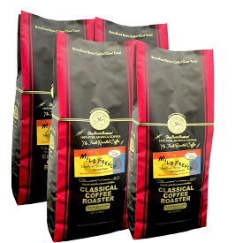 コーヒー豆 160杯分 アラビカ豆100％ マイルド フレンチ ブレンド コーヒー 4LB( 454g×4袋）セット 【 豆 or 挽 】