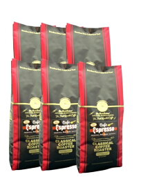 コーヒー豆 480杯分 アラビカ豆100% カフェ エスプレッソ ダークロースト 6LB( 454g×6袋）セット 【 豆 】