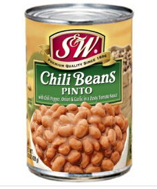 S＆W　チリビーンズ　缶詰 - Chili Beans 【439g】
