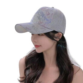 [SLOW＆MELLOW] キャップ メッシュ迷彩 総柄 レディース カジュアル 帽子 韓国 風 ファッション シンプル スポーツ 紫外線 対策 ゴルフ 5カラー