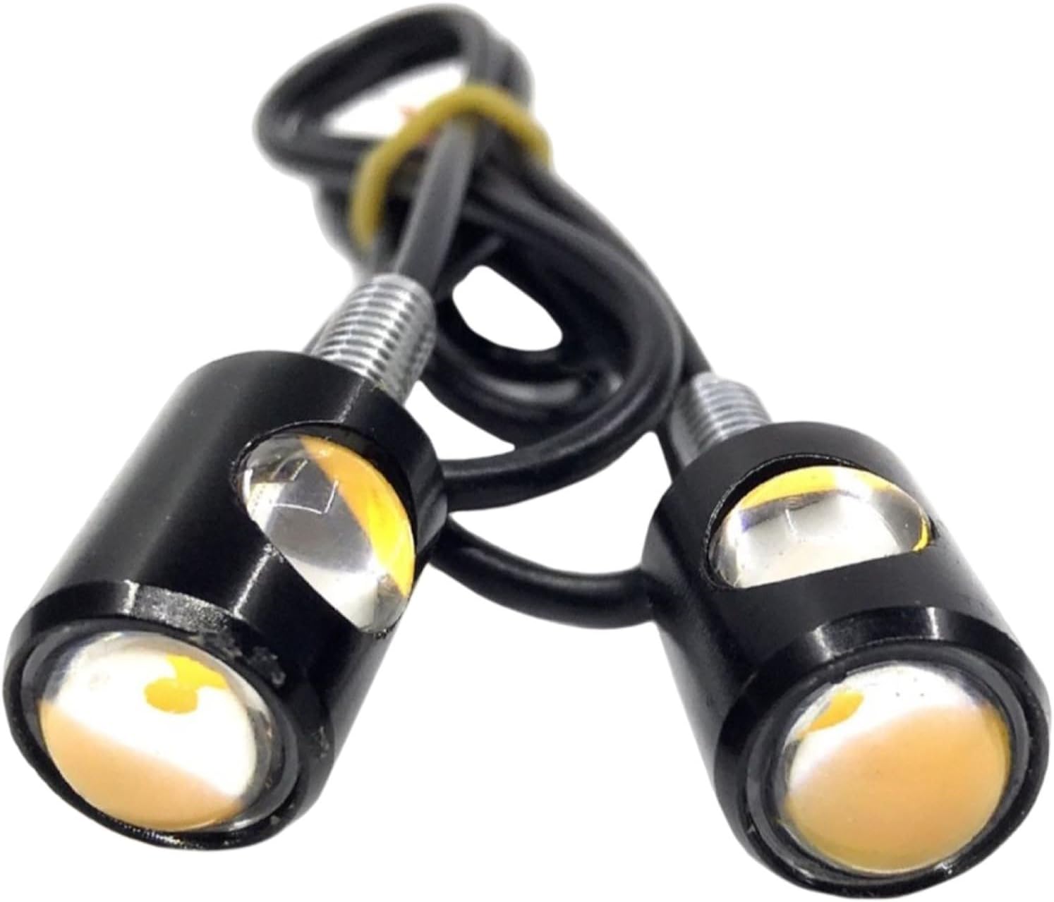 マイクロミニ LEDウインカー 2個 ライト アンバー 汎用 バイク