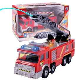 TOMMYFIELD はしご車 消防車 おもちゃ サイレン 音が鳴る 玩具 大きい ミニカー