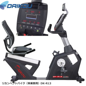 本格派準業務用バイク♪メーカー保証1年付き。【DAIKOUダイコウ/リカンベント・バイク】DK-R13