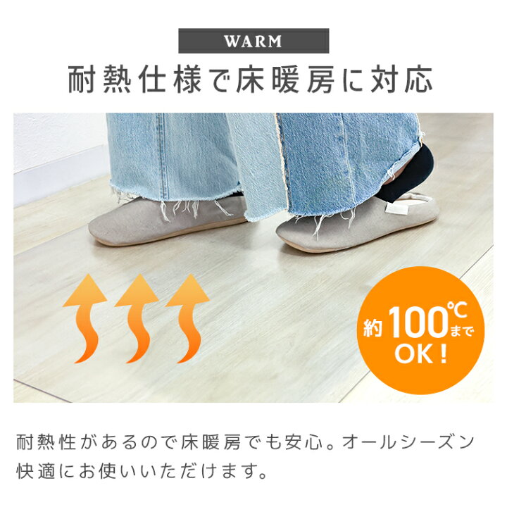 楽天市場】【最大10％OFFクーポン】キッチンマット 80×240cm 透明 