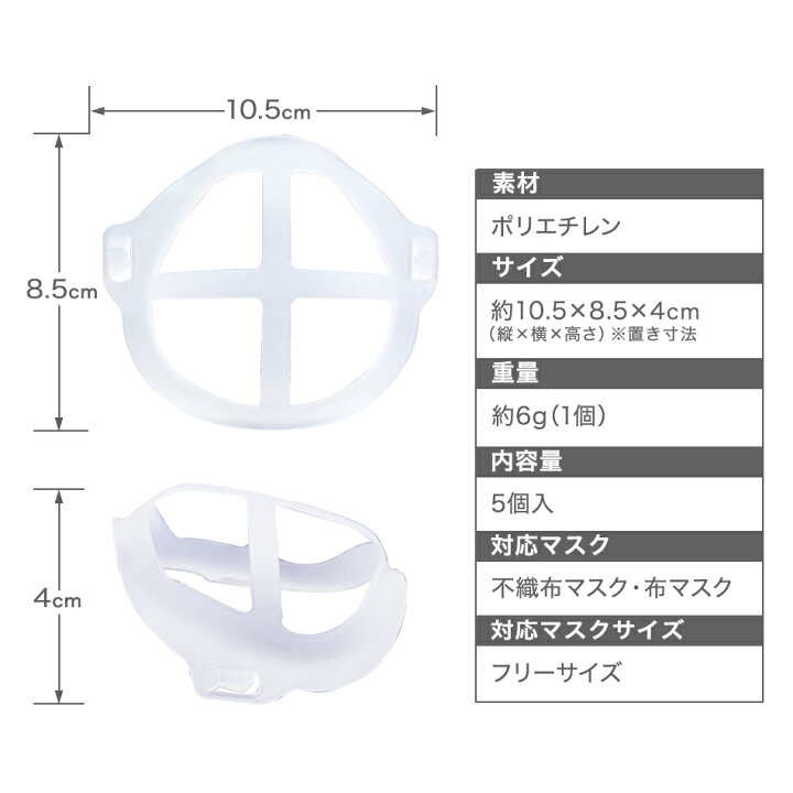 楽天市場】【送料無料】マスク インナーフレーム インナーマスク 5枚セット 立体 空間 息がしやすい フレーム マスクインナー マスクフレーム 不織布 マスク スペース 蒸れ防止 メイク付着防止 マスクガード マスククッション プロテクター 暑さ対策 送料無料 R10P ... 楽天市場】【送料無料】マスク インナーフレーム インナーマスク 5枚セット 立体 空間 息がしやすい フレーム マスクインナー マスクフレーム 不織布 マスク スペース 蒸れ防止 メイク付着防止 マスクガード マスククッション プロテクター 暑さ対策 送料無料 R10P ...