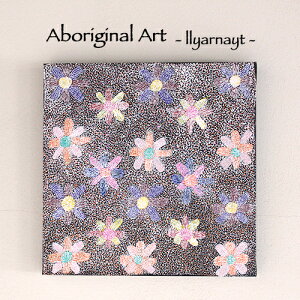yAboriginal Art / A{WiA[gzllyarnayt (Acacia Flower) by Audrey Morton Kngwarreteiaba-21jFI[XgA̐ZA{Wiɂ`ꂽA[gI[XgA^Z^A{Wi^