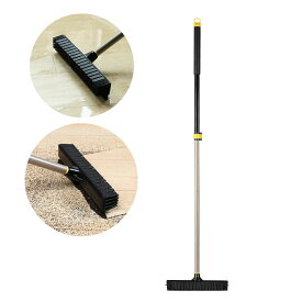 5%クーポン！送料無料 CLEANHOME ゴムほうき デッキブラシ カーペット掃除ブラシ 浴室掃除用ブラシ タイルブラシ 掃除用品 風呂掃除 ベランダ/玄関/床/庭園にも適用