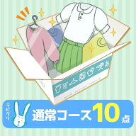 クリーニング　宅配　保管なし最速便コース　10点パック　送料無料 衣替え 新生活 シミ抜き 片付け
