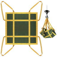 シートモッコ 平面200×200cm 布モッコ 耐荷重2.5t イージーモッコ 強靭 頑丈 八点吊りタイプ 農業、建設…