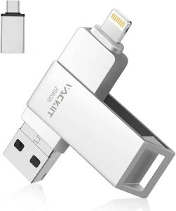 Vackiit�yMFi�F�؎擾�ziPhone�pUSB�������[256GBUSB�t���b�V���h���C�u����USB3.0�t���b�V���������[�X�}�z�f�[�^�ۑ��ʐ^�o�b�N�A�b�vlightning�R�l�N�^����