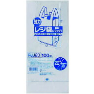 ジャパックス RJJ-20 レジ袋 レギュラータイプ 乳白色 100枚