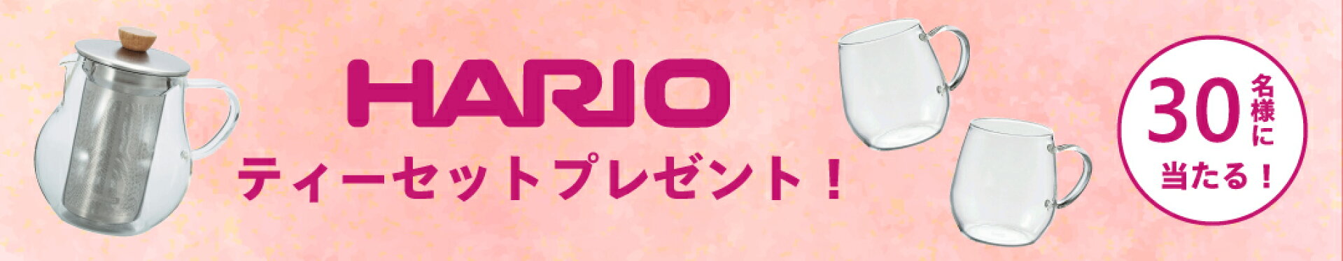 HARIOティーセットキャンペーン