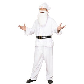 【公式】サンタ コスプレ メンズ フルセット 衣装 コスチューム 男性用 9色 GOGOサンタさん サンタクロース 男 ひげ付き クリスマス 衣装 忘年会 サンタコス【レッド/ブラック/ホワイト/ブルー/ピンク/イエロー/オレンジ】カラフルサンタ