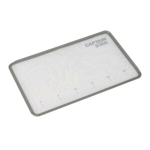 キャプテンスタッグ(CAPTAIN STAG) まな板 ガード付き カッティングボード 食洗器対応 目盛り付 グレー×ホワイト 日本製 UH-4728