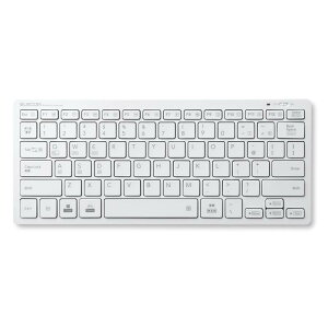 �G���R�� Bluetooth �L�[�{�[�h �p���^�O���t�� �y�� �}���`OS�Ή� iPad Surface Chromebook �z���C�g TK-FBP102WH