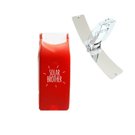 【アウトドア用品】 ソーラーブラザー(Solar Brother) 「SUNCASE/サンケース」 太陽光線 火起こし 簡単 着火 時短 キャンプに便利 レッド SC18 レッド