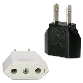 変換プラグ 国内用変換プラグ C→A 2個セット 電源変換プラグ 125-250V 国際 6A 日本用 日本 丸型 平型変換プラグ 2ピンタイプ 1対1変換プラグ 電源変換プラグ 小型 携帯プラグ変換 高互換性 海