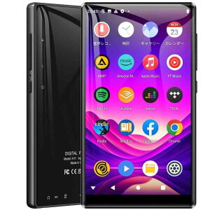 MECHEN 5インチ MP3プレーヤー 64GBTFカード付き Android 9.0 音楽プレーヤー WIFI Bluetooth 搭載 ミュージックプレーヤー 3GB + 16GB内蔵 多機能 MP4プレーヤー 1080p HD フルタッチスクリー