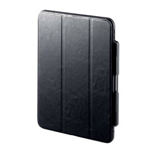 �T�����T�v���C iPad Air 11�C���`�iM3/2025�AM2/2024�j�p�P�[�X �^�b�`�y�����[�|�P�b�g�E�X�^���h�@�\�t�� �\�t�g���U�[�� �u���b�N PDA-IPAD1714BK2