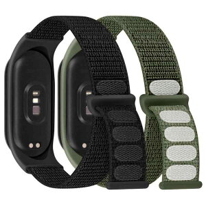 [TumpCez] �i�C�����o���h �Ή�Xiaomi Mi Band 6 5 4 3/Amazfit Band 5�C�X�|�[�c���[�v�o���h �V�����i�C�����y�ʒʋC�� �����p �o���h�K�p�\�Ȓj���Ə���
