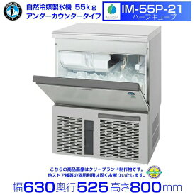 自然冷媒製氷機 ホシザキ IM-55P-21 ハーフキューブ仕様 アンダーカウンタータイプ