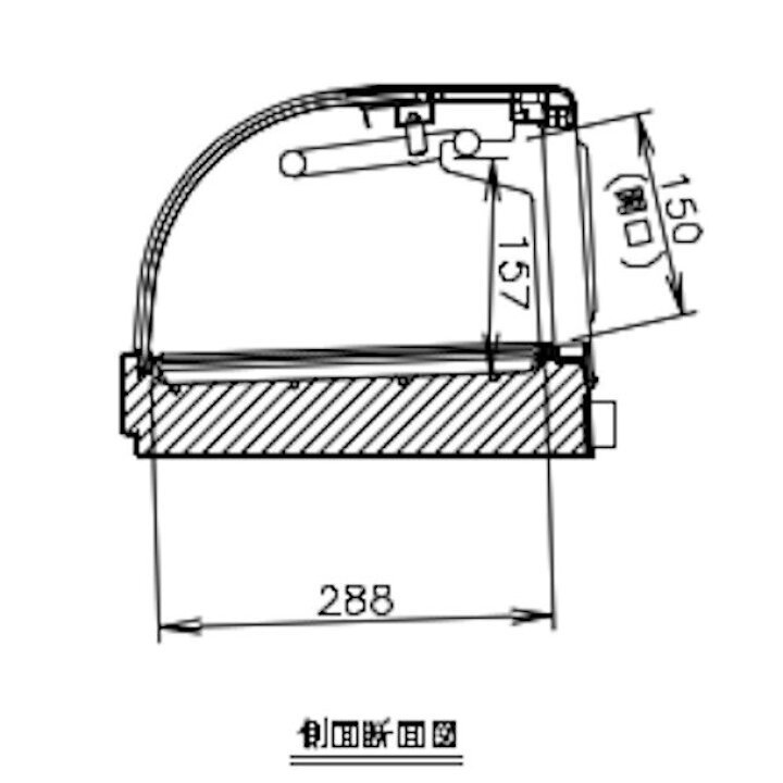 楽天市場】冷蔵ネタケース ホシザキ HNC-180B-R-B 右ユニット 業務用 
