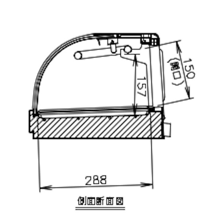 楽天市場】冷蔵ネタケース ホシザキ HNC-120B-R-B 右ユニット 業務用 
