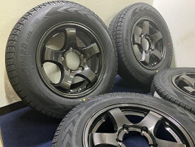 新品 　スタッドレス 175/80R16 YOKOHAMA ヨコハマ ice GUARD アイスガード SUV G075 　ショウワガレージ ガンメタ X－Line TYPE－M ホイール＆タイヤセット　175 80 16 ジムニー AZオフロード　JB64 JB23