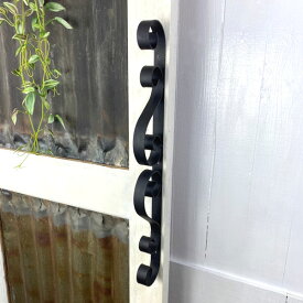 アイアン ドアハンドル ハンドル 扉 スチール 黒 ブラック おしゃれ DIY IRON DOOR HANDLE