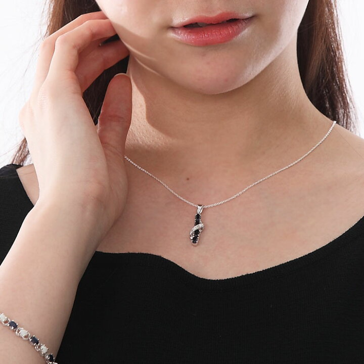 楽天市場】【30％OFFタイムセール】ネックレス サファイア 