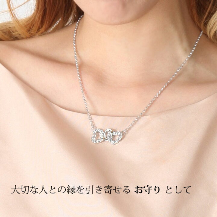 楽天市場】ネックレス アクアマリン スリー ハート ネックレス 