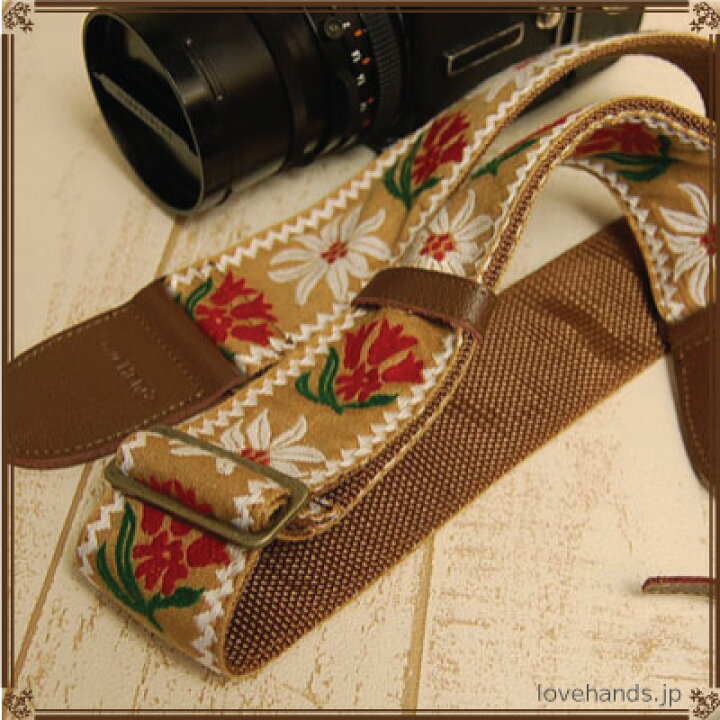 楽天市場 カメラ ストラップ 斜めがけ バッグ ストラップ 2way かわいい おしゃれ 一眼レフ レザー 本革 女子 ミラーレス お洒落 ボヘミアン カメラベルト レディース 大人可愛い 日本製 プレゼント 誕生日 10代 20代 30代 40代 ラブハンズ チロルの2wayカメラストラップ