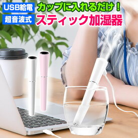 【5のつく日＆MAX70％off★SALE】スティック加湿器 / 加湿器 人気 卓上 オフィス ミニ加湿器 超音波式 USB加湿器 卓上加湿器 オフィス加湿器 デスク加湿器 コンパクト 保湿 乾燥対策 コンパクト加湿器 おしゃれ 送料無料 即納 ラッピング可