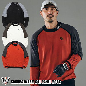 y23%offSALEzSY32 St OX[ubNlbN StEFA Y bNlbN bNlbNVc  T SY32 by SWEET YEARS GOLF SAKURA WARM COL PANEL MOCK XEB[gC[YSY32 G