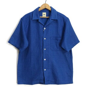 FOB�t�@�N�g���[ [F3508] ���� �C���f�B�S �z���f�[ �V���c S/S INDIGO ID HOLIDAY SHIRT ���{��