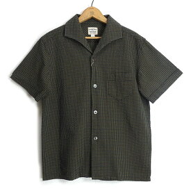 フェローズ Pherrow's [24S-PICS1] 半袖 イタリアンカラー シャツ Italian Collar Shirt 日本製