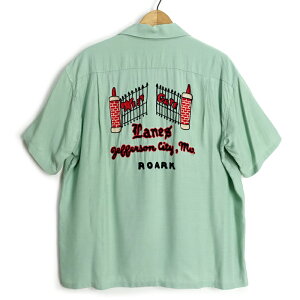 �X�^�C���A�C�Y STYLE EYE'S [SE39057] �`�F�[���h�J ���[���� �{�E�����O�V���c WEST GATE LANES RAYON BOWLING SHIRT ���{��