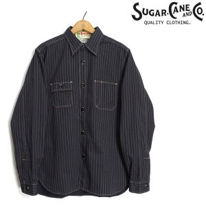 VK[P[ SUGAR CANE [SC29585] FICTION ROMANCE  ubN EHobV XgCv [NVc 8.5oz. WABASH WORK SHIRT