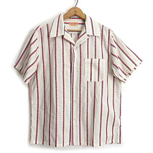 �V���K�[�P�[�� SUGARCANE [SC39119] ���� �n�[�g�X�g���C�v �I�[�v���V���c HEART STRIPE OPEN SHIRT ���{��