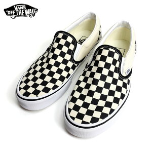 VANS ���@���Y [VN000EYEBWW] Classic Slip-On Primary Check �X���b�|�� �v���C�}���[�`�F�b�N �X�j�[�J�[