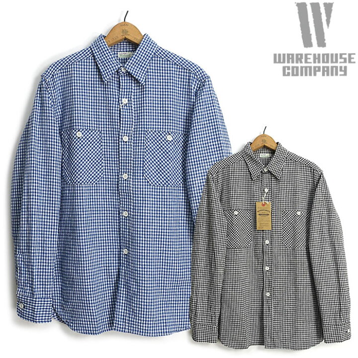 楽天市場】ウエアハウス WAREHOUSE Lot 3055 長袖 ギンガムチェック 