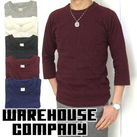 ウエアハウス WAREHOUSE [4049] 7分袖 フリーダムTシャツ 3/4 SLEEVE FREEDOM T-SHIRT