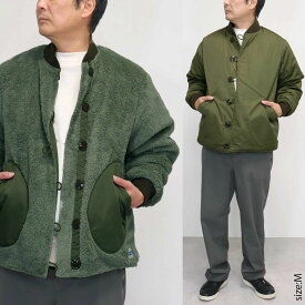50%OFF レディースにも♪ ユニセックスS-L アーミーツイル ポリエステル フリース リバーシブル 袖襟リブ ブルゾン ジャケット ミリタリー ARMY TWILL