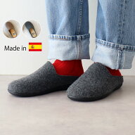 サイズ38-41 コユック ラバーソール フェルト ボア サボ サンダル ルームシューズ スペイン製 KOYUK